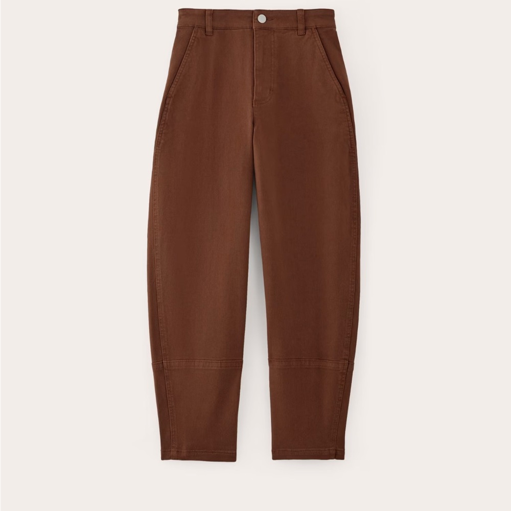 Everlane Utility Barrel Pant in Rosewood